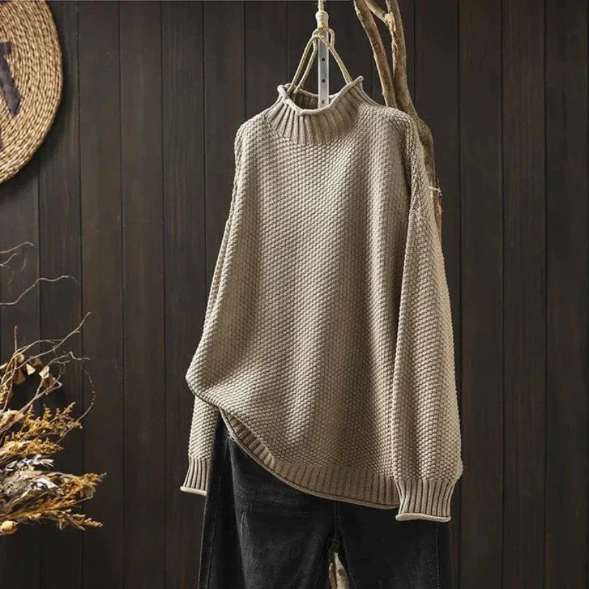 Nina | Gestrickter Rollkragenpullover im stilvollen Design