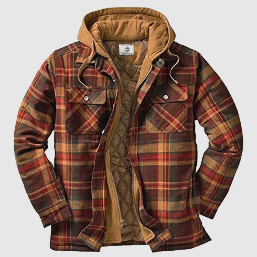 Lennard | Robuste Holzfällerjacke mit warmem Futter