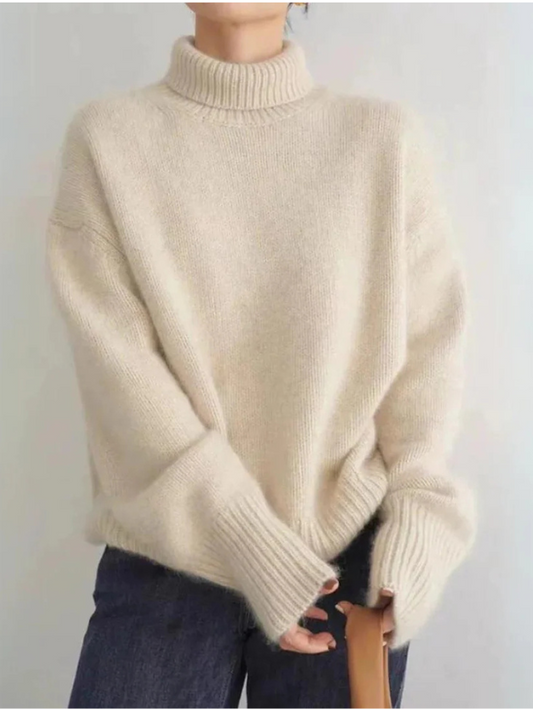 Elena | Weicher Strick-Rollkragenpullover für Damen