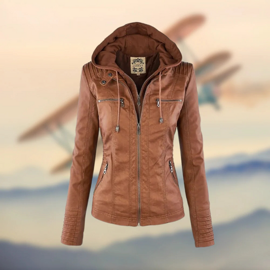 Selina | Modische Lederjacke mit elegantem Design