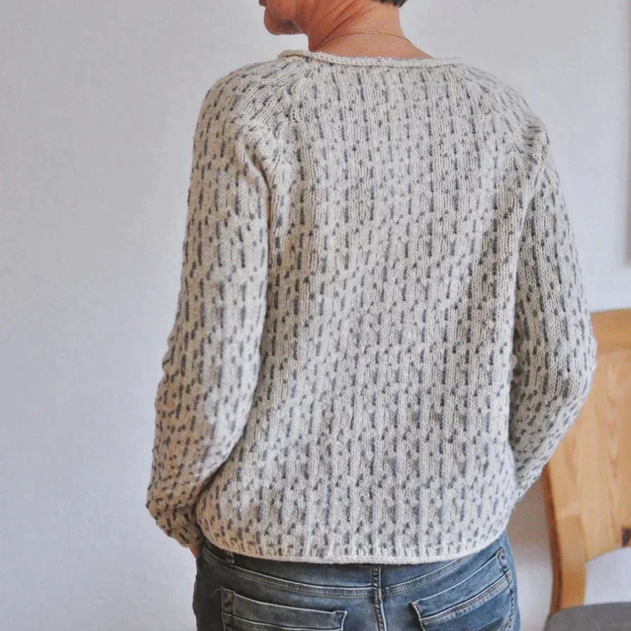Sofia | Schicker grauer Pullover für vielfältige Anlässe