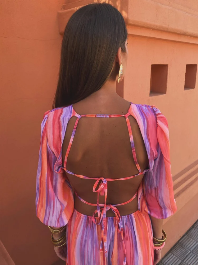 Amira | Elegantes, rückenfreies Sommerkleid für Damen