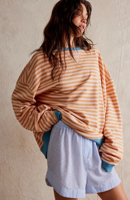 Marlene | Gestreifter Oversize-Pullover für Damen
