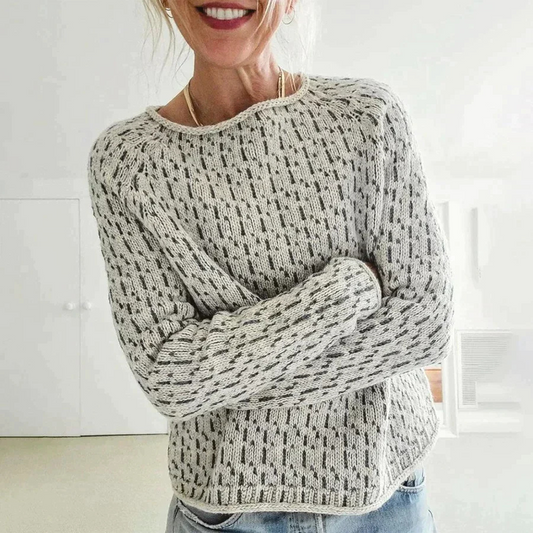 Sofia | Schicker grauer Pullover für vielfältige Anlässe