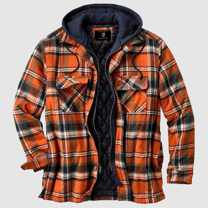 Lennard | Robuste Holzfällerjacke mit warmem Futter