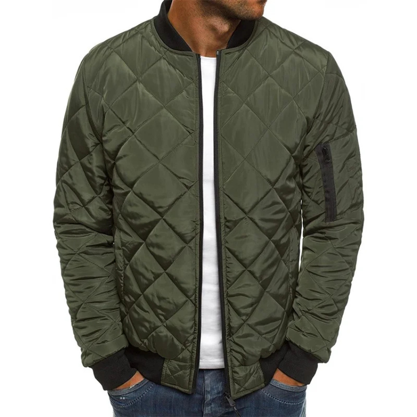 Lena | Wattierte Baumwolljacke mit modernem Steppmuster