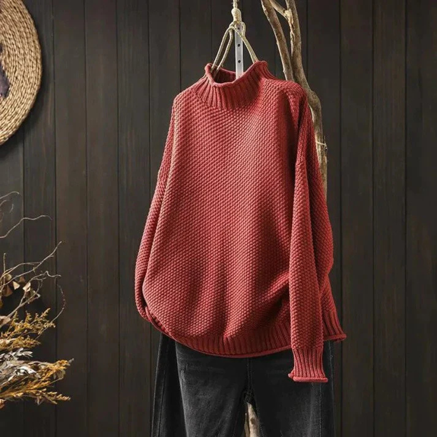 Nina | Gestrickter Rollkragenpullover im stilvollen Design